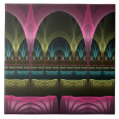Spezielles Fantasy Patterns Abstraktes farbiges Fr Fliese (Vorderseite)