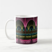Spezielles Fantasy Patterns Abstraktes farbiges Fr Kaffeetasse (Links)