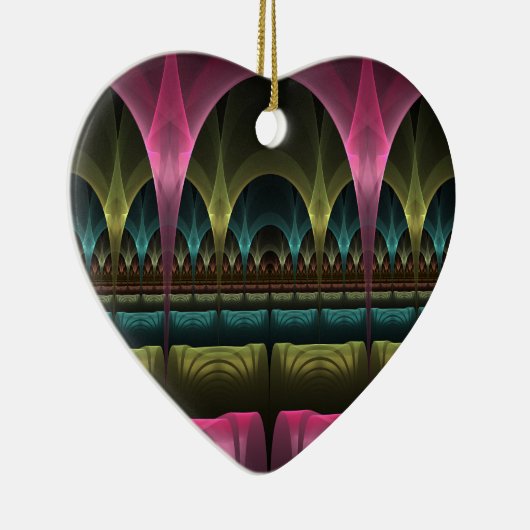 Spezielles Fantasy Patterns Abstraktes farbiges Fr Keramik Ornament (Rechts)