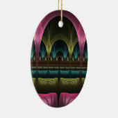 Spezielles Fantasy Patterns Abstraktes farbiges Fr Keramik Ornament (Rechts)