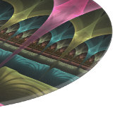 Spezielles Fantasy Patterns Abstraktes farbiges Fr Schneidebrett (Ecke)