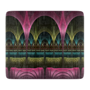 Spezielles Fantasy Patterns Abstraktes farbiges Fr Schneidebrett