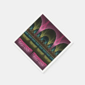 Spezielles Fantasy Patterns Abstraktes farbiges Fr Serviette (Ecke)