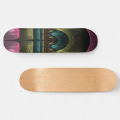 Spezielles Fantasy Patterns Abstraktes farbiges Fr Skateboard (Horizontal)