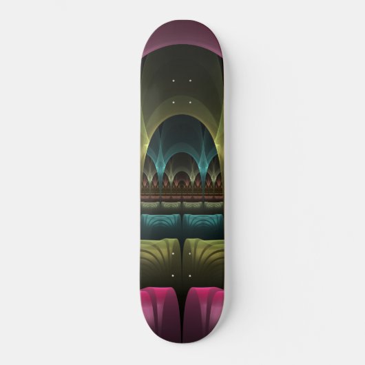 Spezielles Fantasy Patterns Abstraktes farbiges Fr Skateboard (Vorderseite)