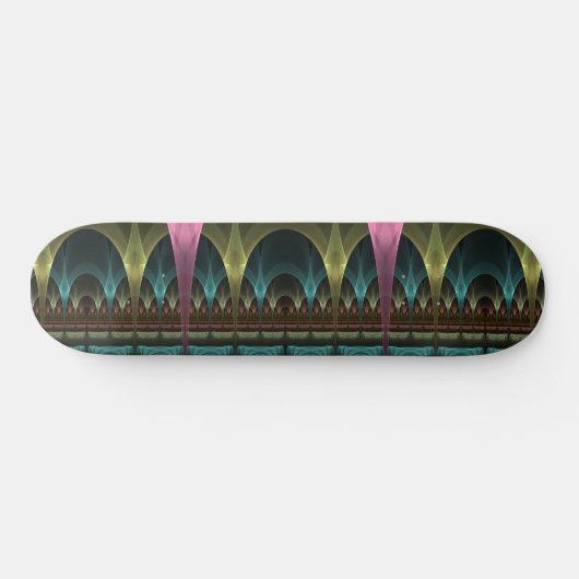 Spezielles Fantasy Patterns Abstraktes farbiges Fr Skateboard (Horizontal)