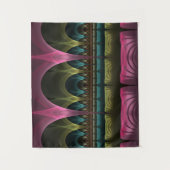 Spezielles Fantasy Patterns Abstraktes farbiges Fr Wandteppich (Vorderseite)