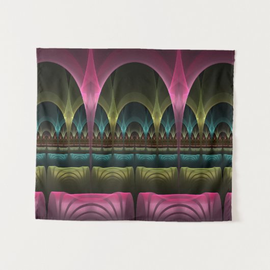 Spezielles Fantasy Patterns Abstraktes farbiges Fr Wandteppich (Vorderseite (Horizontal))