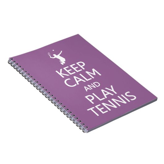 Spezielles Farbheft behalt Calm & Play Tennis Notizblock (Rechte Seite)