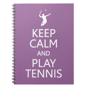 Spezielles Farbheft behalt Calm & Play Tennis Notizblock