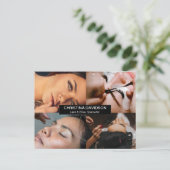 Spezielles Foto für Lash und Brow Postkarte (Stehend Vorderseite)