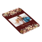 Spezielles Foto und Textburgundisch Magnet (Rechte Seite)