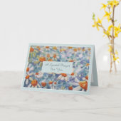 Spezielles Gebet für Krebspatienten Karte (Gelbe Blume)