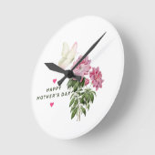 SPEZIELLES GESCHENK ZUM MUTTERTAG RUNDE WANDUHR (Winkel)