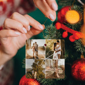 Spezielles Lieferpaket 4 Verlobung der Fotocollage Keramikornament