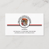 Spezielles Logo für das Seafood Shellfish Craig Re Visitenkarte (Vorderseite)