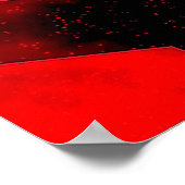 Spezielles modernes Abstraktes Poster - Rote Plätz (Ecke)