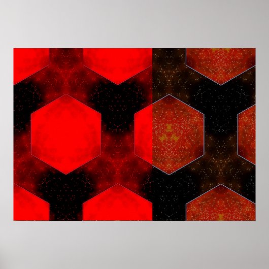 Spezielles modernes Abstraktes Poster - Rote Plätz (Vorne)