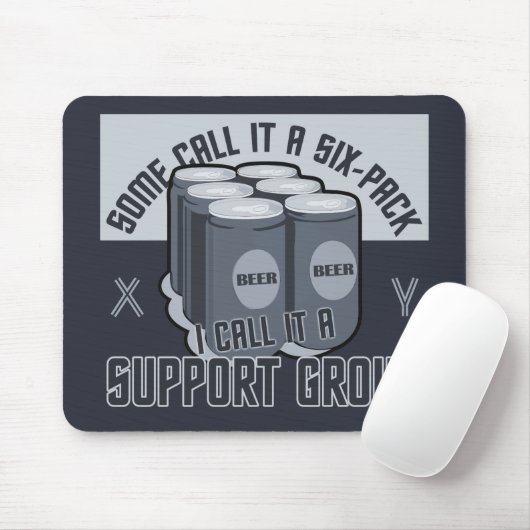 Spezielles Mousepad für Bier Six Pack (Mit Mouse)