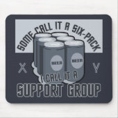Spezielles Mousepad für Bier Six Pack (Vorne)
