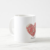 Spezielles Muttertagsgeschenk Phantastische Blume  Kaffeetasse (Vorderseite Links)