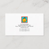 Spezielles Niedliches Babysitter-Icon Visitenkarte (Rückseite)