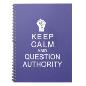 Spezielles Notebook der behalt-Calm & Question Aut Notizblock (Vorderseite)