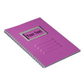 Spezielles Notebook für das Dateikabinett Notizblock (Rechte Seite)