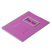 Spezielles Notebook für das Dateikabinett Notizblock (Linke Seite)