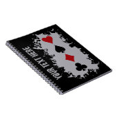 Spezielles Notebook für Kartenstapel Notizblock (Rechte Seite)