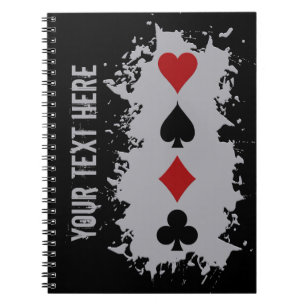 Spezielles Notebook für Kartenstapel Notizblock
