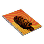 Spezielles Notebook für Retro-Mikrofon Notizblock (Rechte Seite)