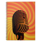 Spezielles Notebook für Retro-Mikrofon Notizblock (Vorderseite)
