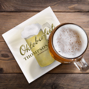 Spezielles Oktoberfest für Wasserfarbe Serviette