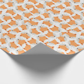 Spezielles Orange Cat Design Wrapping Paper | Pers Geschenkpapier (Ecke)
