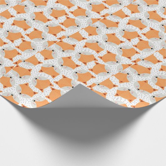 Spezielles Orange Cat Design Wrapping Paper | Pers Geschenkpapier (Ecke)