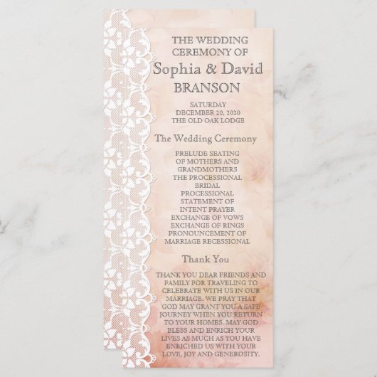 Spezielles Programm für romantische Rose und Hochz (Vorne/Hinten)