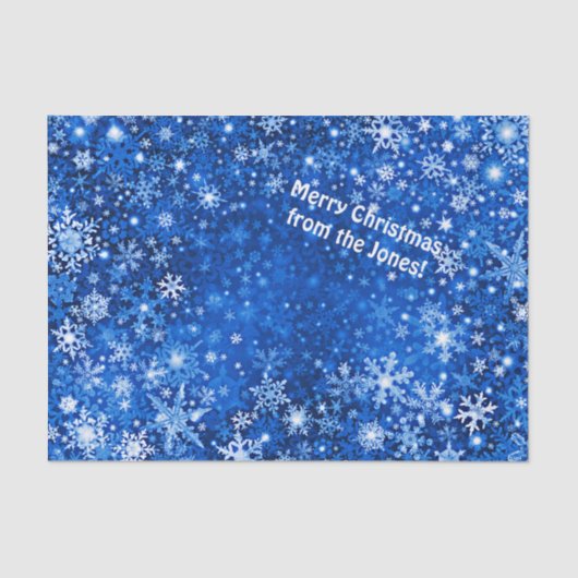 Spezielles Schneeflottpapier Seidenpapier (Vorderseite)