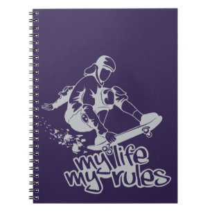 Spezielles Skateboarding-Notebook Notizblock