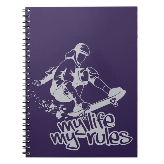 Spezielles Skateboarding-Notebook Notizblock (Vorderseite)