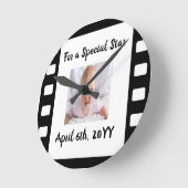Spezielles Star Occasion Round Clock Geschenk Runde Wanduhr (Winkel)