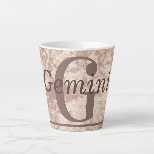 Spezielles stilvolles Gemini Star Schild Tasse Cup (Vorderseite)