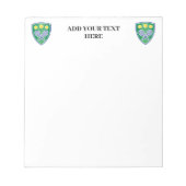 Spezielles Tennisnotepad für Spieler, Coach und Cl Notizblock (Vorderseite)