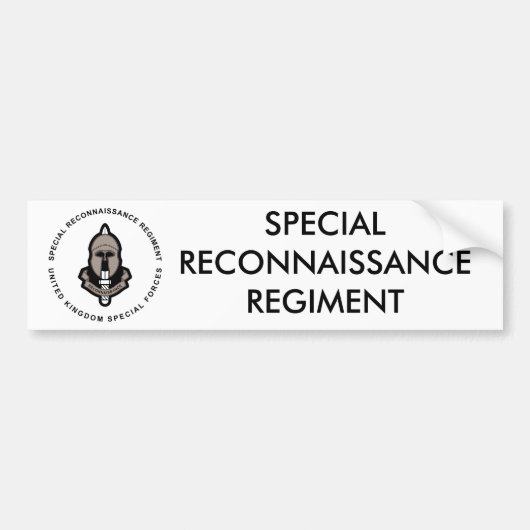 Spezielles Untersuchungs-Regiment Autoaufkleber (Vorne)