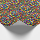 Spezielles Verpackungspapier mit LGBTQ-Farben Geschenkpapier (Ecke)