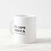 Spezifikt. Ops Barista Kaffeetasse (Vorderseite Links)