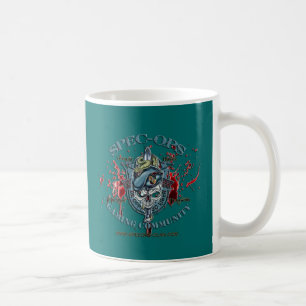 Spezifikt.-Ops Spiel-Gemeinschaftslogo 2 Bld Kaffeetasse