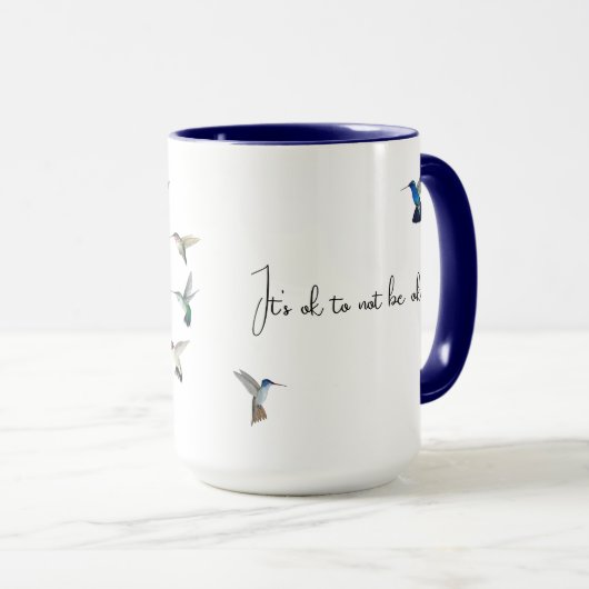 Spezifische Angst Hummingvogel-Tasse Tasse (VorderseiteRechts)