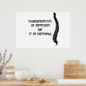 Spezifische Chiropraktiker Poster Print. Viele Opt (Küche)