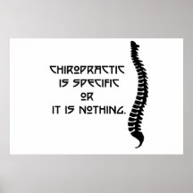 Spezifische Chiropraktiker Poster Print. Viele Opt